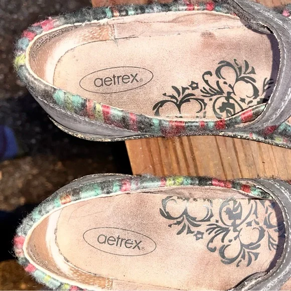 Aetrex JANINE Sweater Mary Jane Shoes - Picture 7 of 8